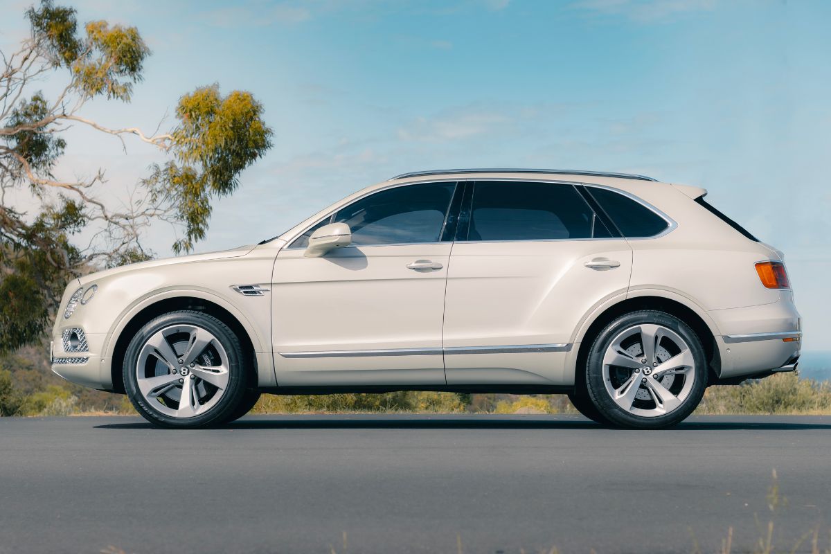 bentley hire side shot